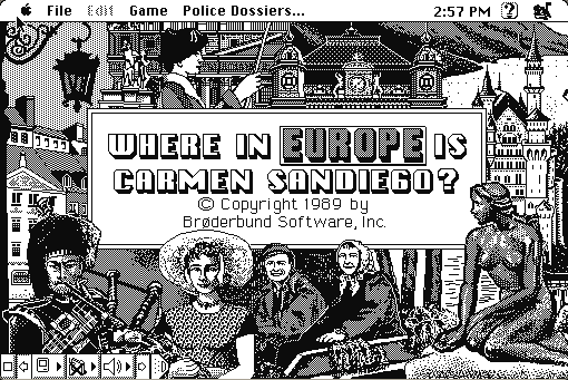 Where in Europe Is Carmen Sandiego? running in the browser