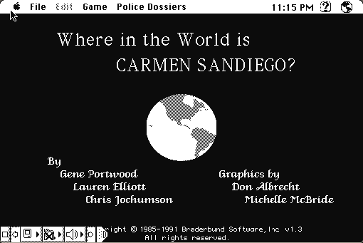 Where in the World is Carmen Sandiego? running in the browser