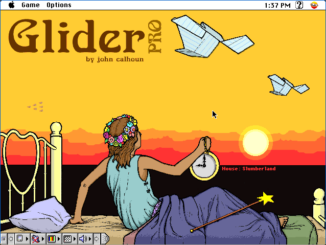 Glider PRO running in the browser