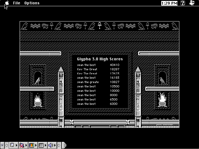 Glypha running in the browser