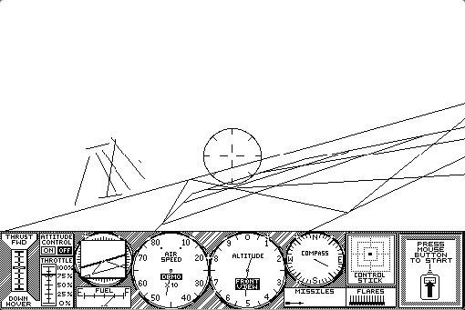 Harrier Strike Mission running in the browser