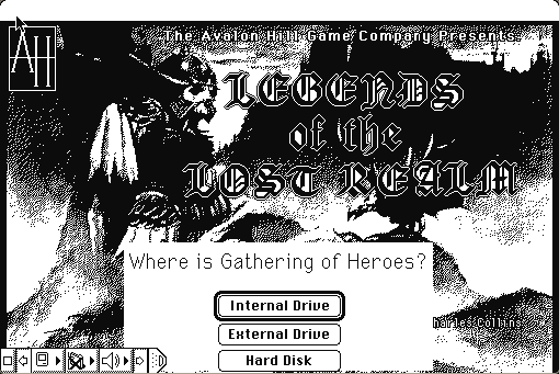 Legends of the Lost Realm I: The Gathering of Heroes running in the browser