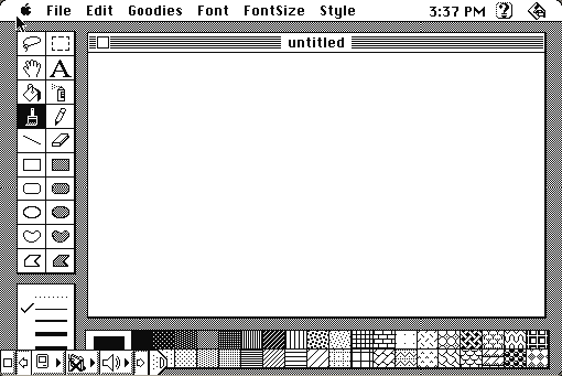 MacPaint running in the browser