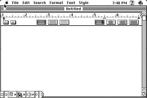 MacWrite running in the browser