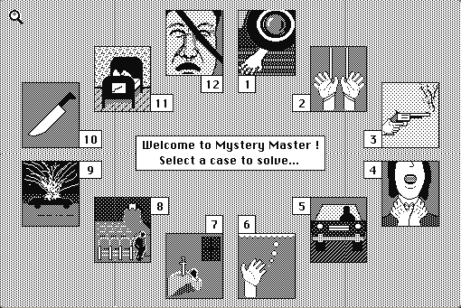 Murder by the Dozen running in the browser