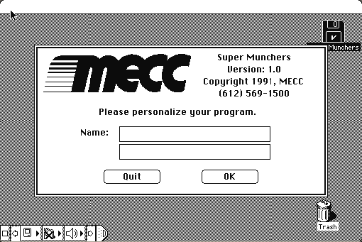 Super Munchers running in the browser