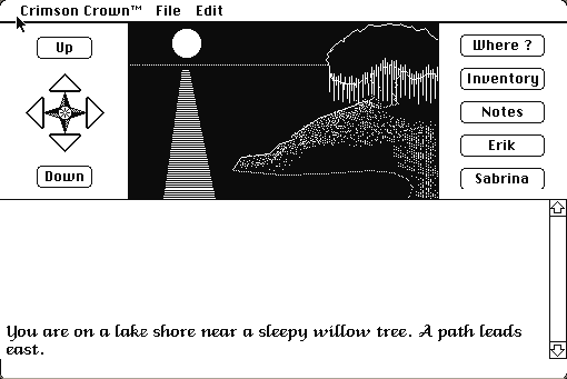 The Crimson Crown running in the browser