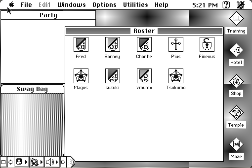 Wizardry: Proving Grounds of the Mad Overlord running in the browser